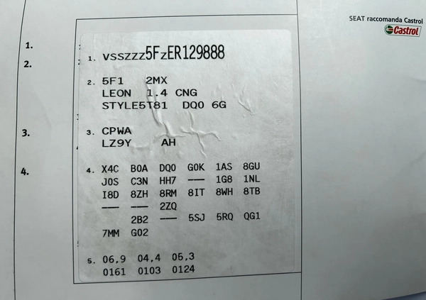 Seat Leon cena 34800 przebieg: 241000, rok produkcji 2014 z Toruń małe 232